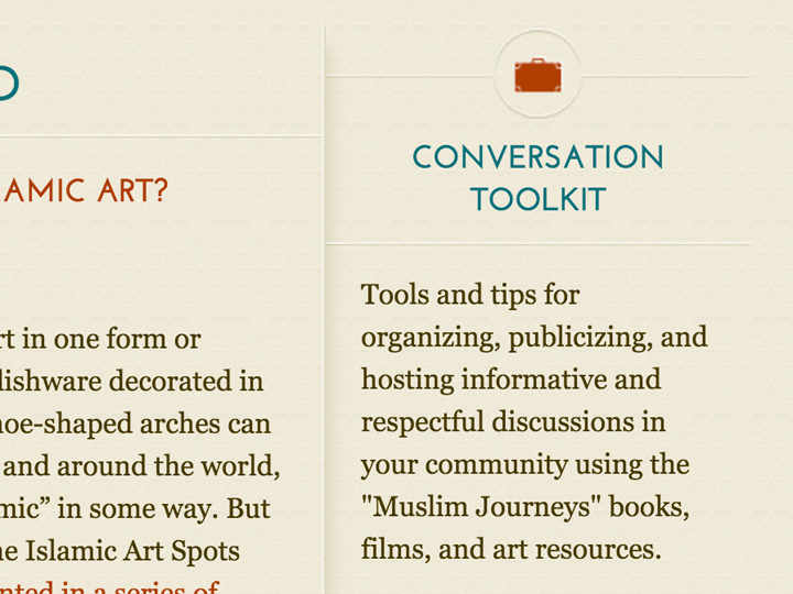 Homepage detail